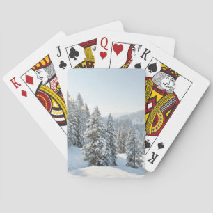 Jeu De Cartes Glace et neige   Allgäu Bavaria Allemagne du sud