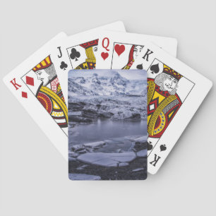 Jeu De Cartes Glace et neige Glacier Sólheimajökull, Islande