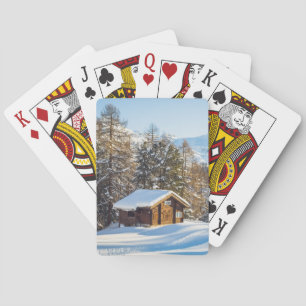 Jeu De Cartes Glace et neige   Journal d'hiver Cabine Alpes suis