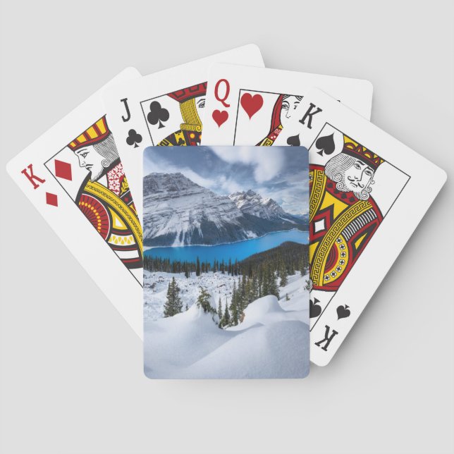 Jeu De Cartes Glace et neige | Lac Peyto, Rocheuses canadiennes (dos)