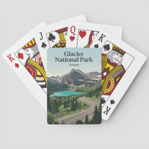 Jeu De Cartes Glacier National Park Montana
