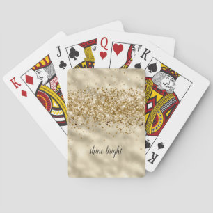 Jeu De Cartes Glam Girl Gold Parties scintillant Sparkle Confett