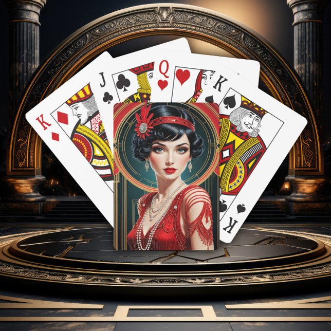 Jeu De Cartes Glamour du Gatsby doré (Créateur téléchargé)