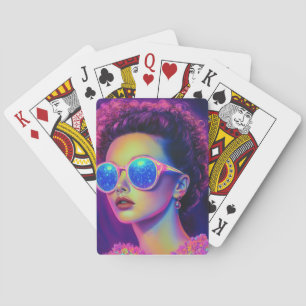 Jeu De Cartes Glamour Neon Galaxy