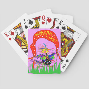 Jeu De Cartes GLAMPING IS MOI phone playing cards (cawds)