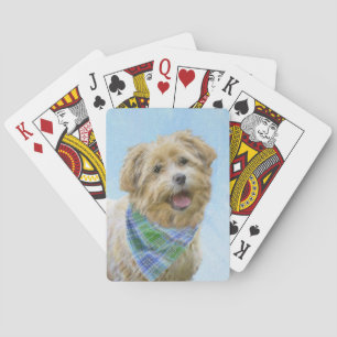 Jeu De Cartes Glen of Imaal Terrier Peinture - Art original Chie