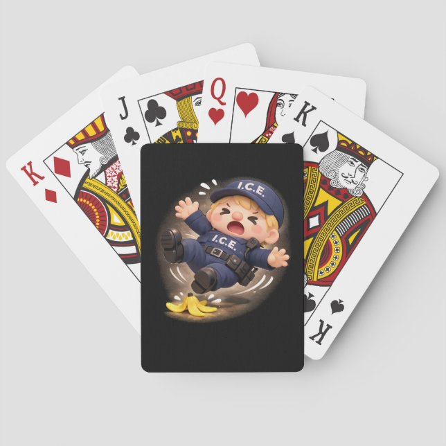 Jeu De Cartes Glissant Quand Humide (dos)