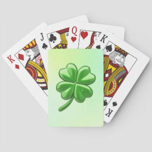 Jeu De Cartes Glissant quatre feuilles de trèfle
