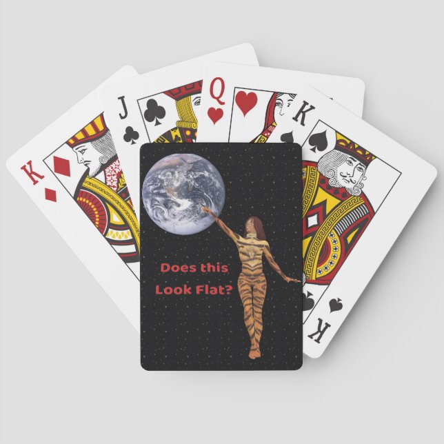 Jeu De Cartes Globe not Flat (dos)