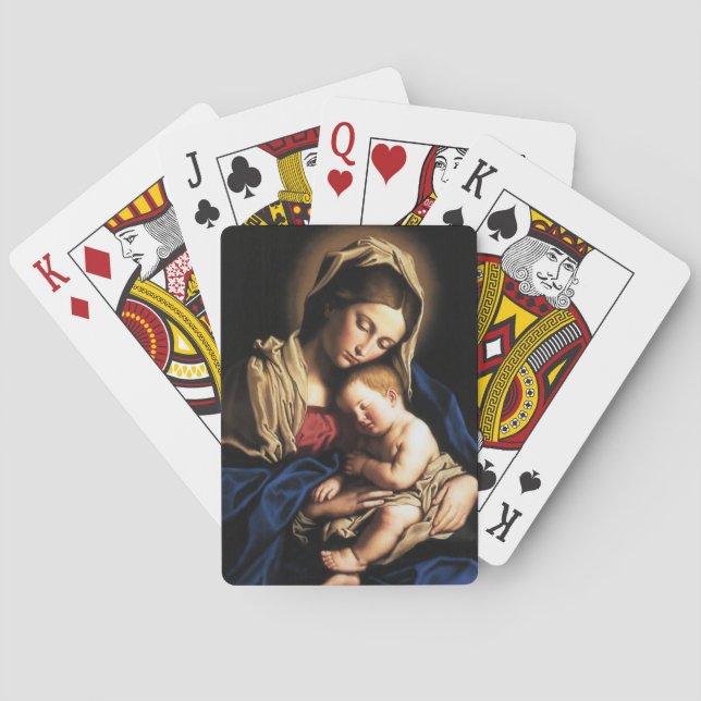 JEU DE CARTES GLORY TO JESUS AND MARY (dos)