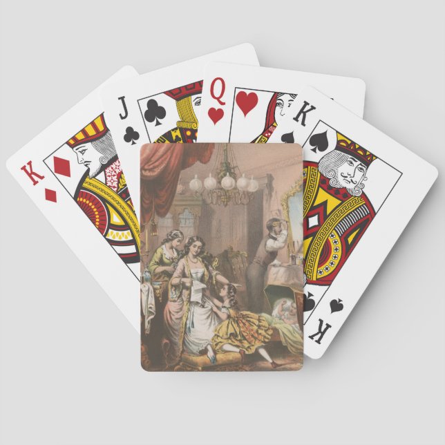 Jeu De Cartes Glycérine de cacao de Hovey, vers 1860 (dos)