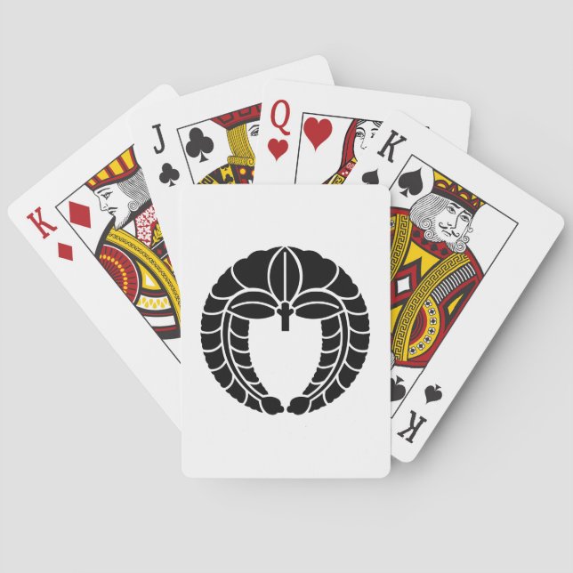 Jeu De Cartes Glycine tombante (dos)