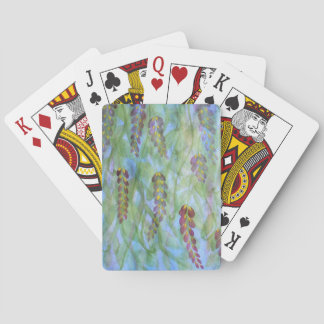Jeu De Cartes Glycines abstraites d'aquarelle