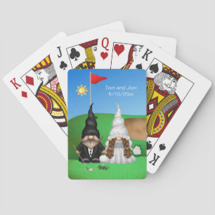 Jeu De Cartes Gnome Golf Mariage Lune de miel Classic Playing Ca