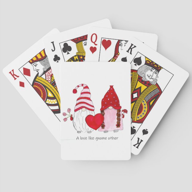 Jeu De Cartes Gnome Valentine un amour comme gnome autre (dos)