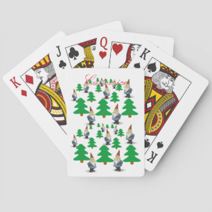 Jeu De Cartes Gnomes de vacances d'hiver Arbres de Noël Thunder_