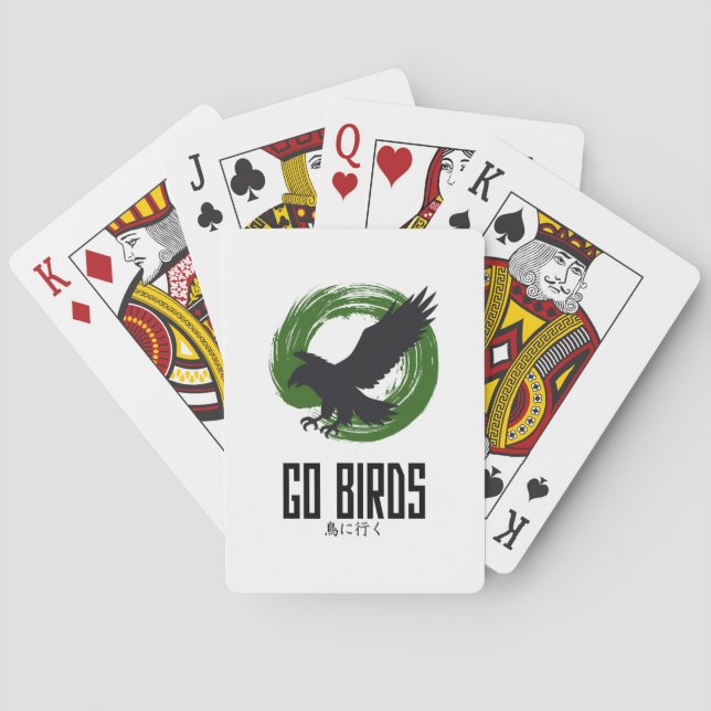 Jeu De Cartes Go Birds ゴーバーズ Japanese‑Style Playing Cards (dos)