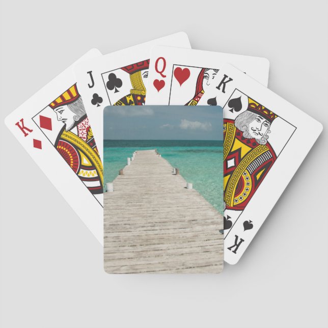 Jeu De Cartes Goff Caye, a popular Barrier Reef Island (dos)