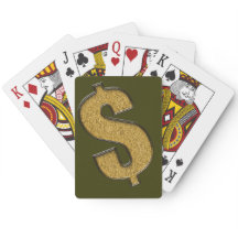 Gold Encrusted dollar Sign