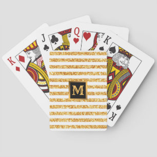 Jeu De Cartes Gold Horizontal Parties scintillant Boho Popular C