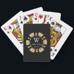 Jeu De Cartes Gold Parties scintillant Poker Chip Casino Fête de<br><div class="desc">Célébrez dans le style avec ces jetons de poker branchés jouant aux cartes. Le design est facile à personnaliser avec votre propre libellé et votre famille et vos amis seront ravis de voir ces fabuleuses cartes de poker. Les éléments correspondants se trouvent dans la collection.</div>