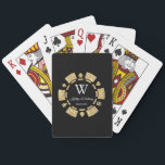 Jeu De Cartes Gold Parties scintillant Poker Chip Casino Fête de<br><div class="desc">Célébrez dans le style avec ces jetons de poker branchés jouant aux cartes. Le design est facile à personnaliser avec votre propre libellé et votre famille et vos amis seront ravis de voir ces fabuleuses cartes de poker. Les éléments correspondants se trouvent dans la collection.</div>