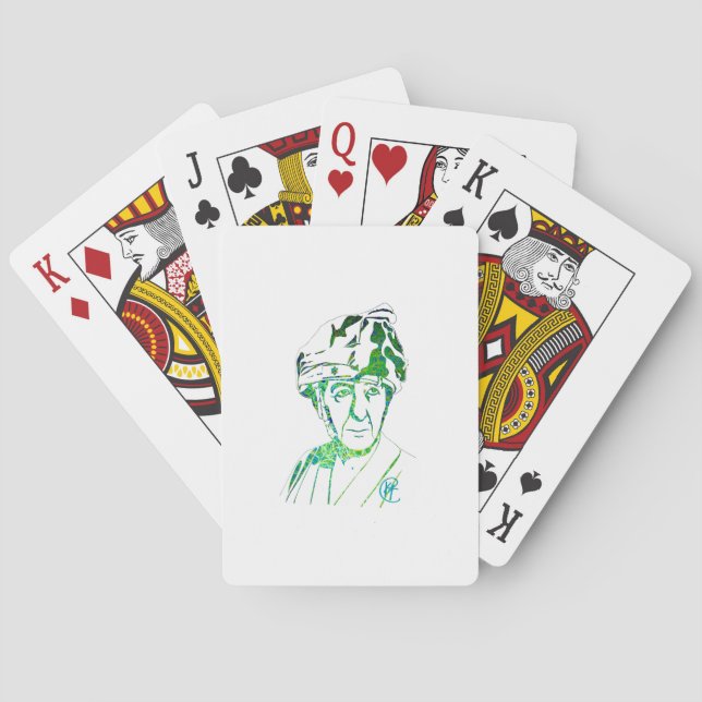 Jeu De Cartes Golda Meir Héros Art Graffiti (dos)