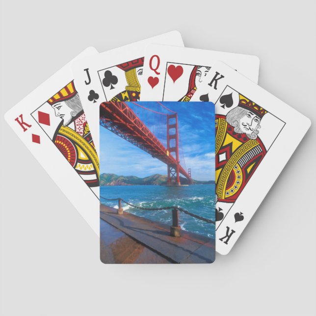 Jeu De Cartes Golden Gate Bridge, Californie (dos)