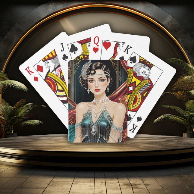 Jeu De Cartes Golden Gatsby Glamour (Créateur téléchargé)