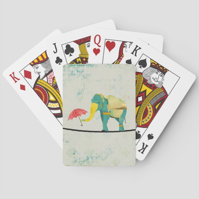 Jeu De Cartes Golden Graceful Elephant Card Deck (dos)