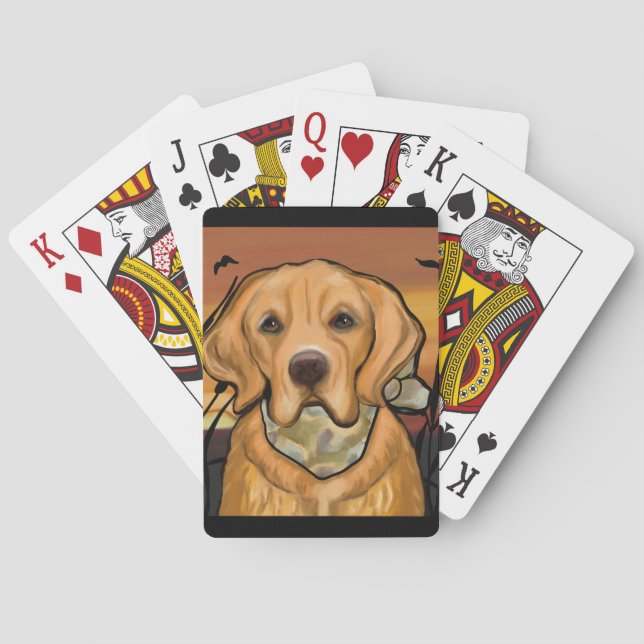 Jeu De Cartes Golden Retriever (dos)