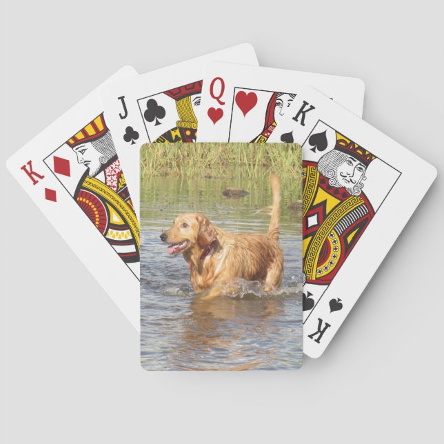 Jeu De Cartes Golden Retriever Jouer des cartes (dos)