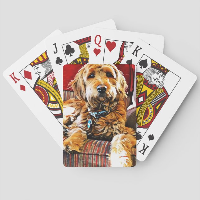 Jeu De Cartes Goldendoodle (dos)