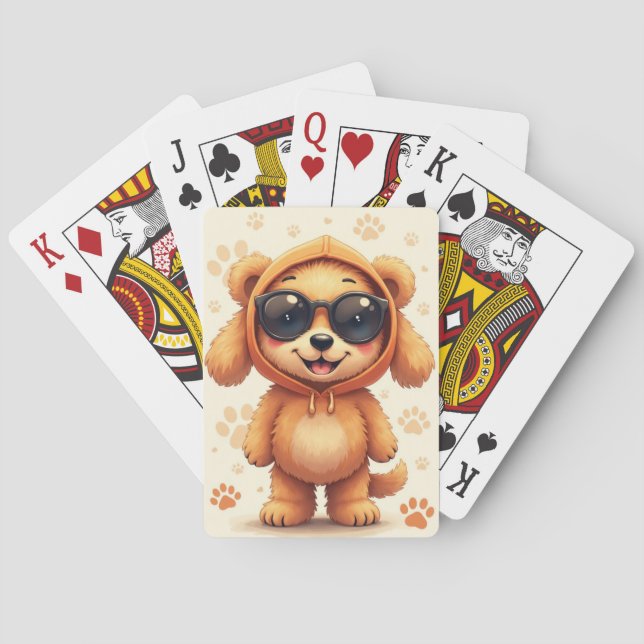 Jeu De Cartes Goldendoodle Kawaii Drôle Chien (dos)