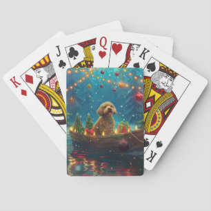 Jeu De Cartes Goldendoodle Noël Festive Voyage