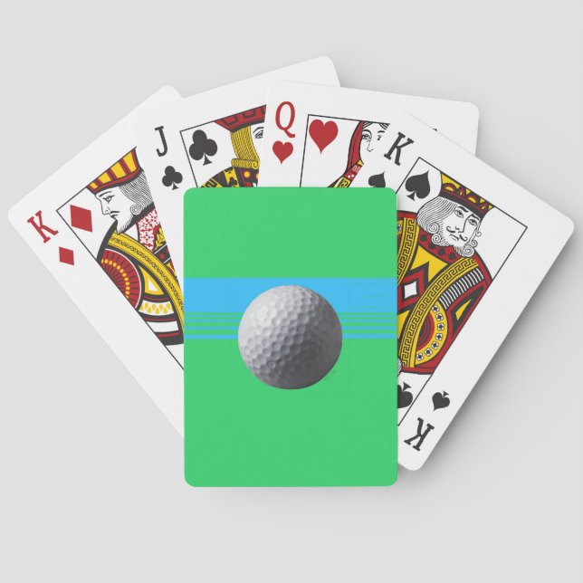 Jeu De Cartes Golf Ball Poker jouer aux cartes (dos)