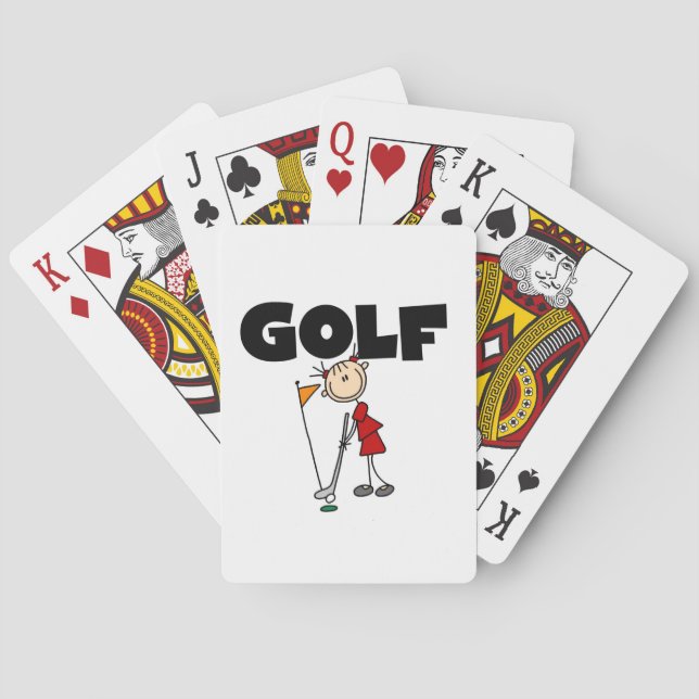 Jeu De Cartes Golf FÉMININ (dos)