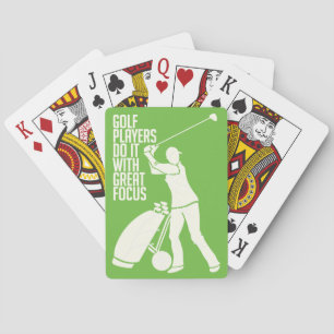 Jeu De Cartes GOLF PLAYER carte à jouer personnalisée
