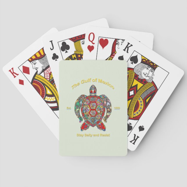 Jeu De Cartes Golfe du Mexique (dos)