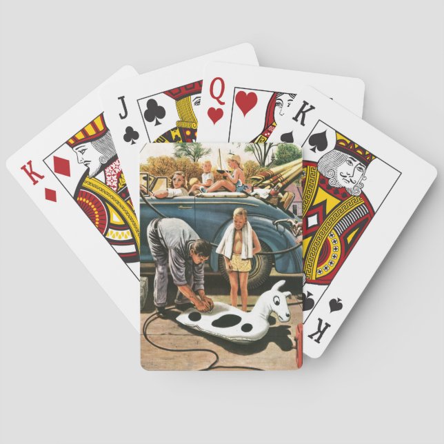Jeu De Cartes Gonflage du jouet de plage (dos)
