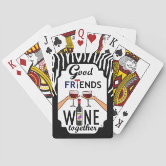 Jeu De Cartes Good Friends Wine