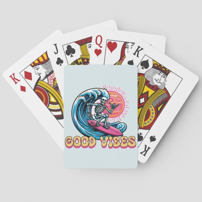 Jeu De Cartes Good Vibes - Surf - Vibes d'été (dos)