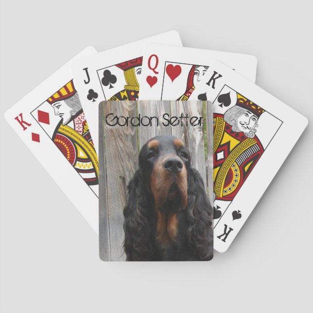 Jeu De Cartes Gordon Setter Lecture Des Cartes (dos)