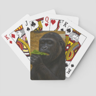 Jeu De Cartes Gorilla Grace - Portrait réaliste de la faune