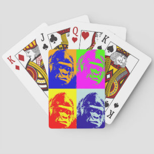 Jeu De Cartes Gorilla Pop Art