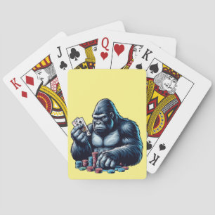 Jeu De Cartes gorilla singe jouer aux cartes poker casino