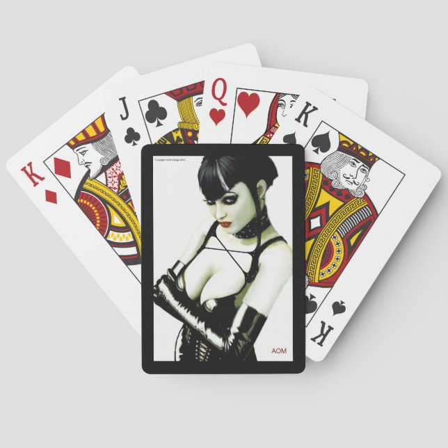 Jeu De Cartes Goth girl (dos)