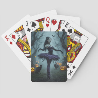 Jeu De Cartes Gothic Ballerina in Haunted Forest Playing Cards