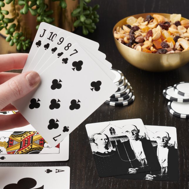 Jeu De Cartes gothique américain (In Situ)