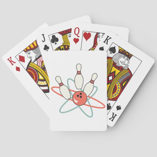 Jeu De Cartes Goupilles de bowling (dos)
